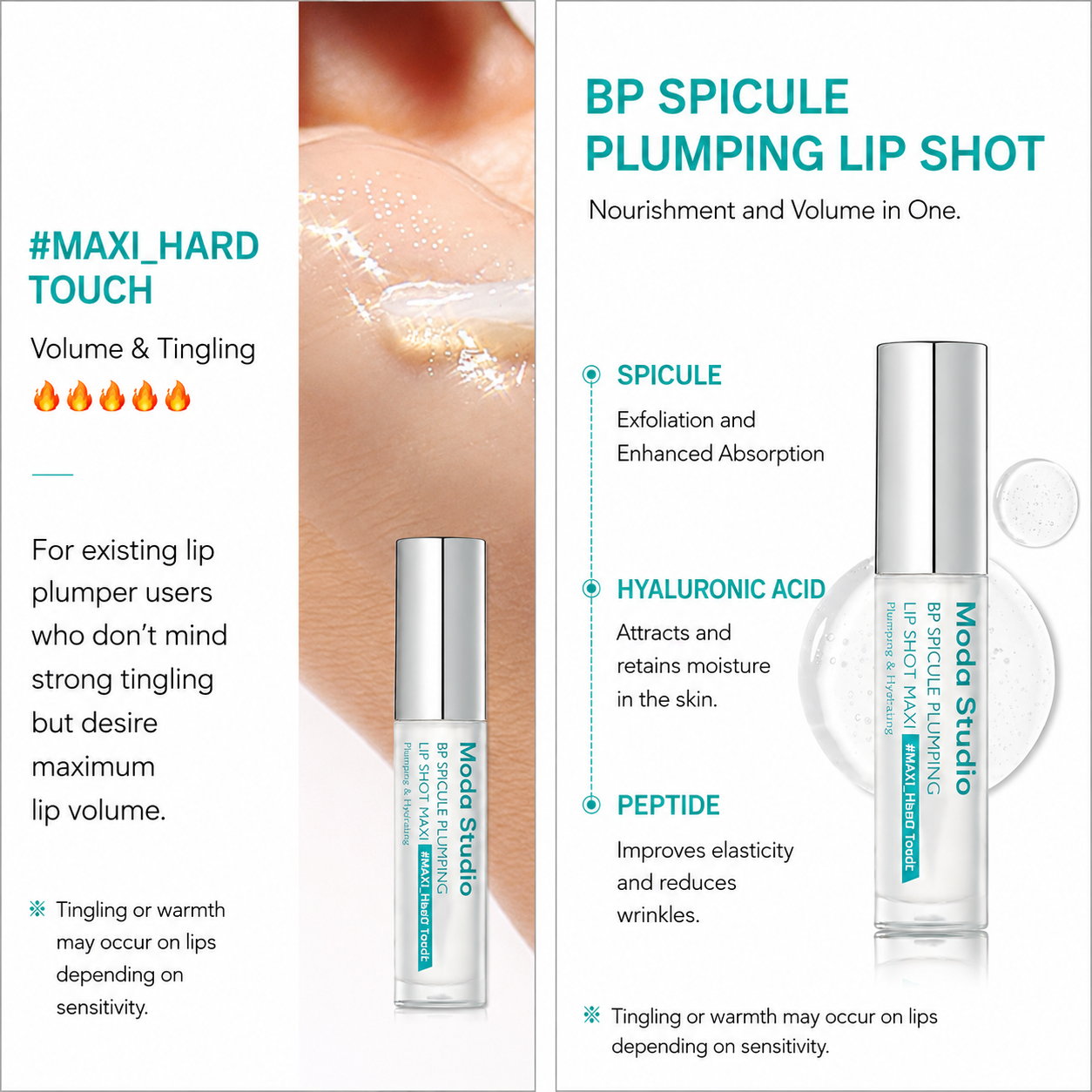 Hydro-Spicule Lip Matrix | Clinical Needle-Free Volumizer