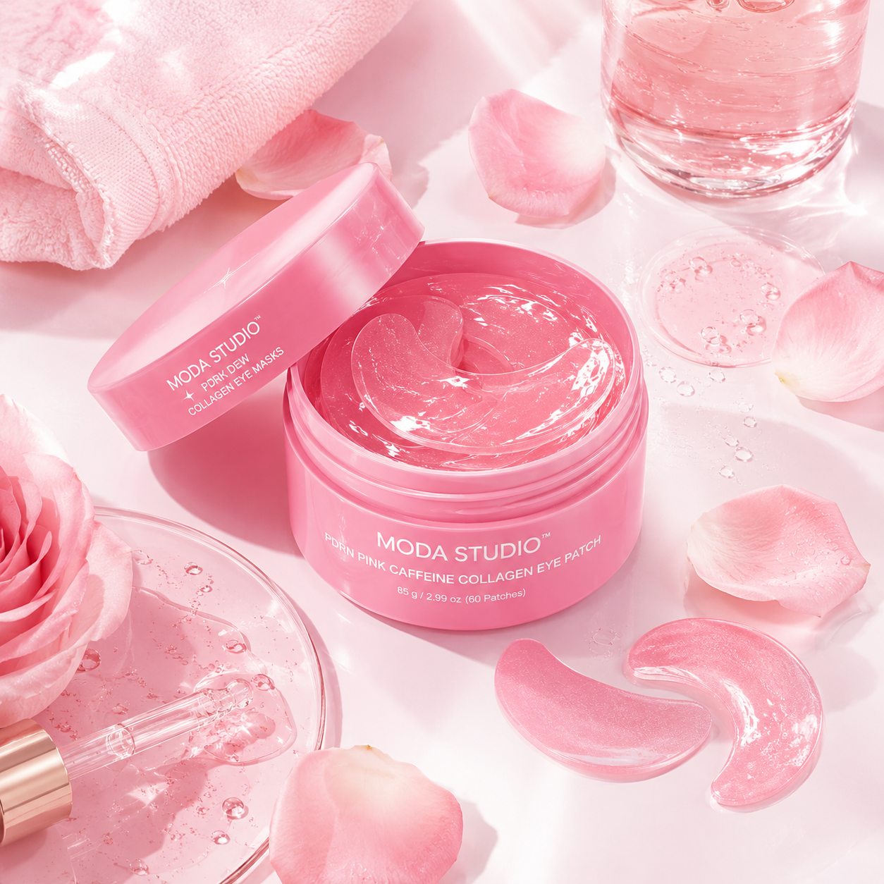 Pink Dew Collagen Eye Masks