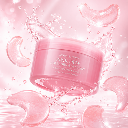 Pink Dew Collagen Eye Masks