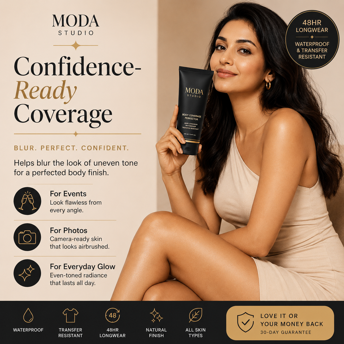 Moda Studio Body Coverage Perfector smooth even finish