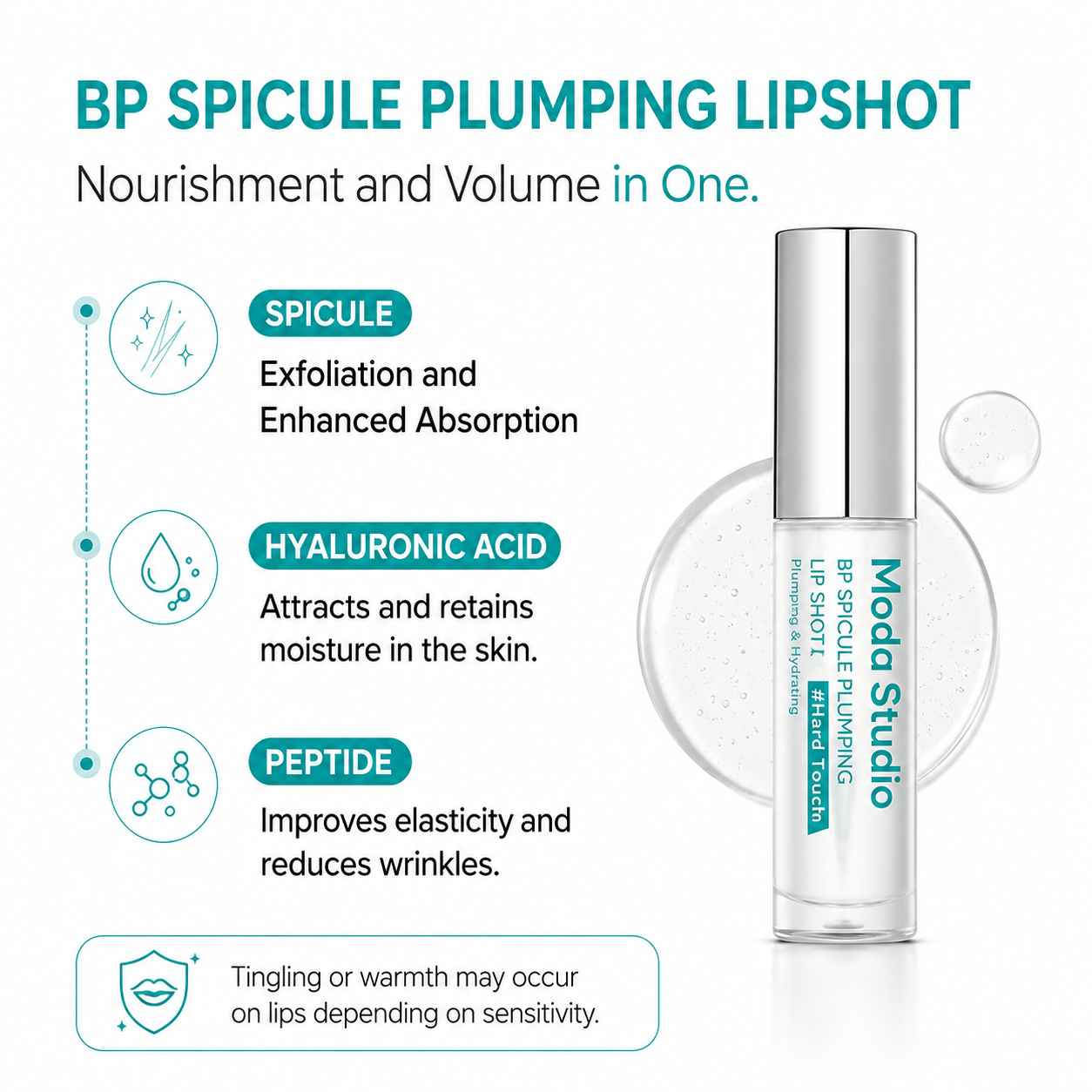 Hydro-Spicule Lip Matrix | Clinical Needle-Free Volumizer